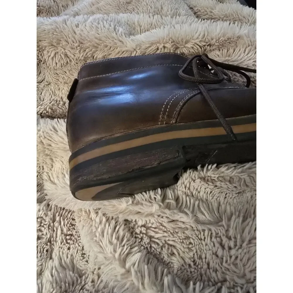 WOLVERINE 1883 Francisco Brown Chukka Boot Men 8.5 W00768 Leather Boots Lace Up